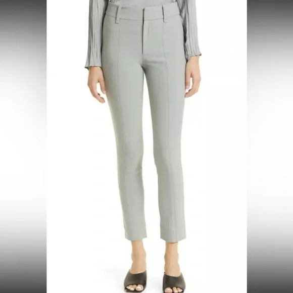 Vince High Waist Cigarette Pants in Light Slate at Nordstrom, Size 4